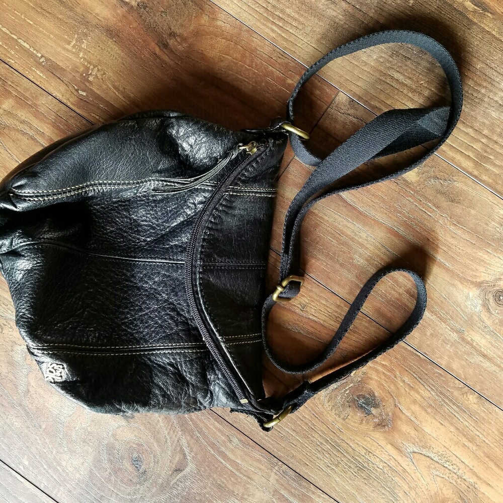 The Sak leather clutch